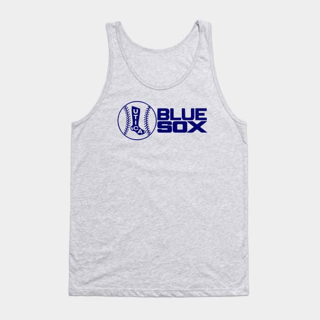 Defunct Utica Blue Sox Baseball Tank Top by LocalZonly